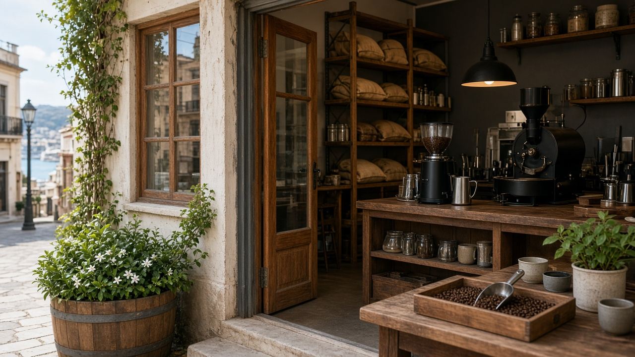 Coffee shop / small specialty roastery at Roastery Golden Comet