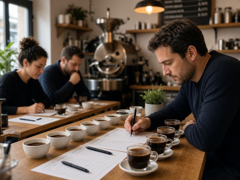Cupping nights at Roastery Golden Comet
