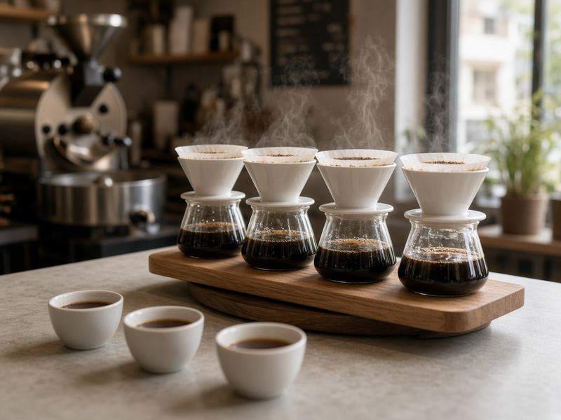 Filter flights at Roastery Golden Comet